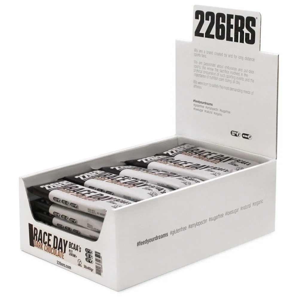 226ERS Schachtel Dark Energy-riegel Mit Bcaa Für Den Renntag Shokolade 40g 30 Einheiten, One size 226ERS Schachtel Dark Energy-riegel Mit Bcaa Für Den Renntag Shokolade 40g 30 Einheiten, One size