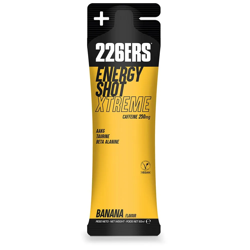 226ERS Shot Extreme 250mg Caff Energy-drink Einzeldosis-box Banane 60ml 24 Einheiten, One size 226ERS Shot Extreme 250mg Caff Energy-drink Einzeldosis-box Banane 60ml 24 Einheiten, One size