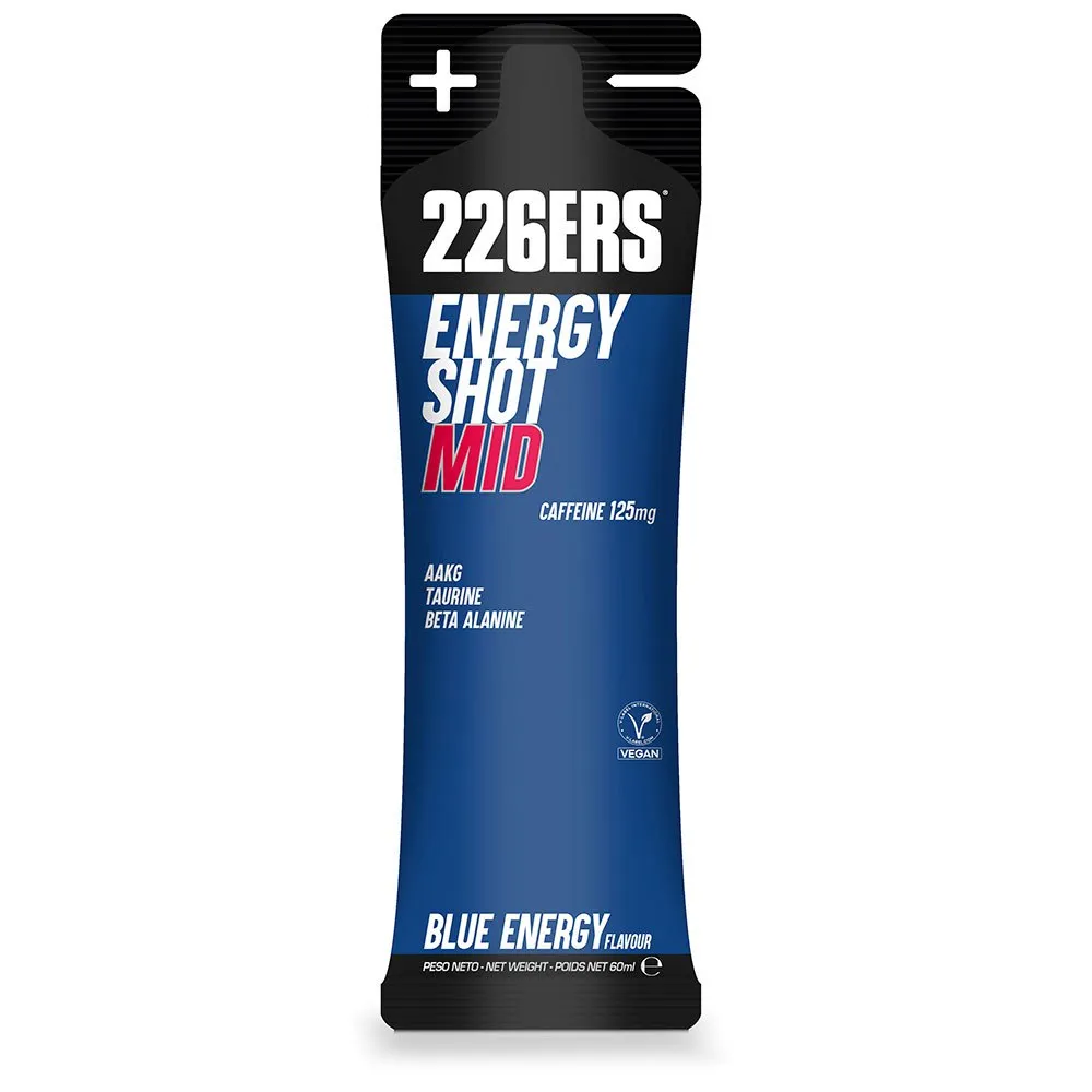226ERS Shot Mid125mg Caff Energy-drink Einzeldosis-box Blaue Energie 60ml 24 Einheiten, One size 226ERS Shot Mid125mg Caff Energy-drink Einzeldosis-box Blaue Energie 60ml 24 Einheiten, One size