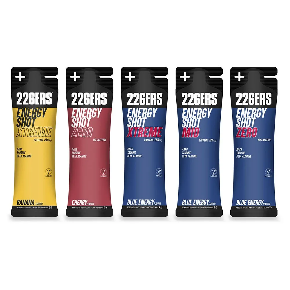226ERS Shot Zero Caff Energy-drink Einzeldosis-box Blaue Energie 60ml 24 Einheiten, One size 226ERS Shot Zero Caff Energy-drink Einzeldosis-box Blaue Energie 60ml 24 Einheiten, One size