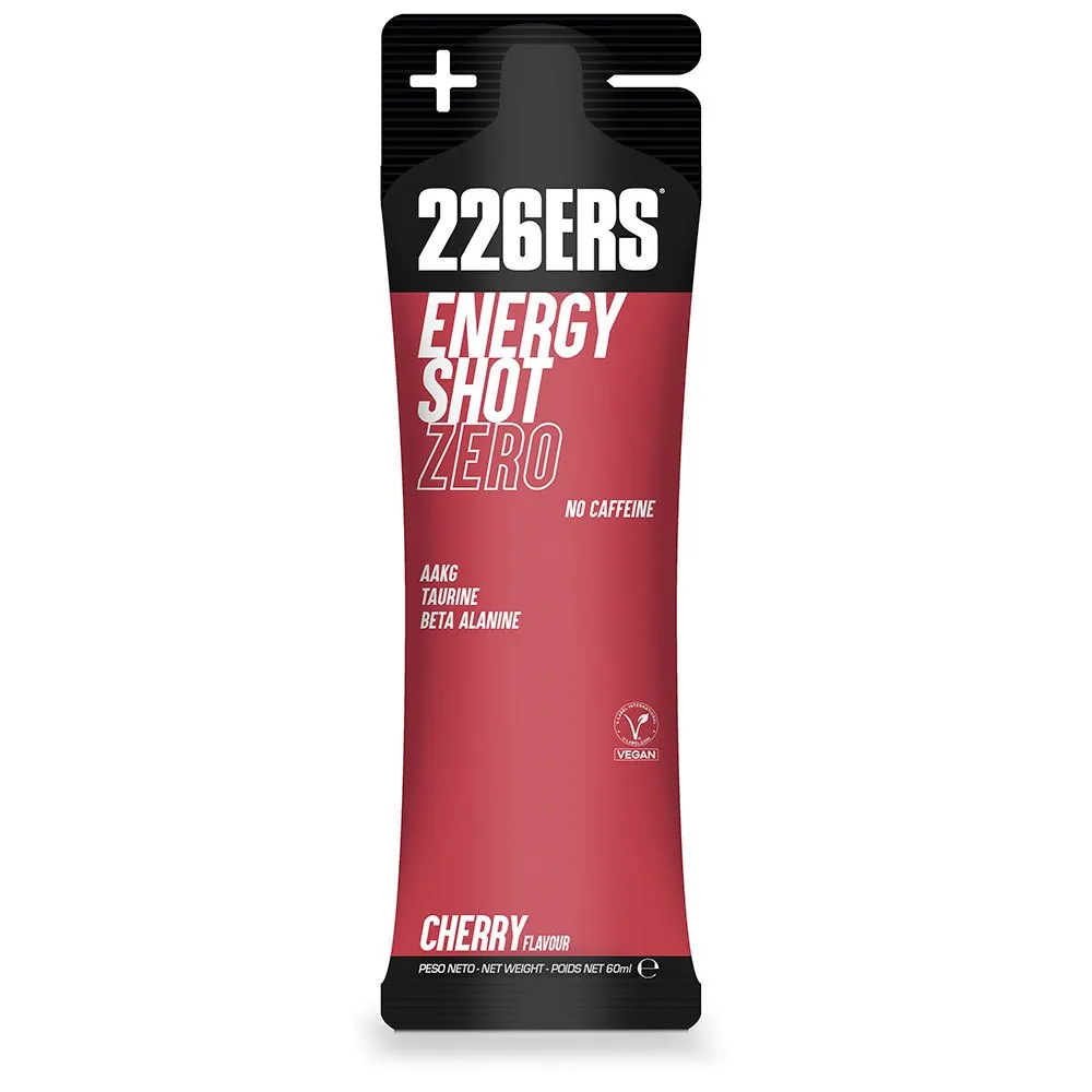 226ERS Shot Zero Caff Energy-drink Einzeldosis-box Kirsche 60ml 24 Einheiten, One size 226ERS Shot Zero Caff Energy-drink Einzeldosis-box Kirsche 60ml 24 Einheiten, One size