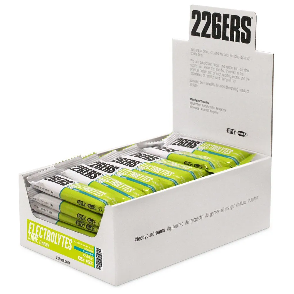 226ERS Vegan Schachtel Mit Gummibär-energieriegeln Limette 30g 42 Einheiten, One size 226ERS Vegan Schachtel Mit Gummibär-energieriegeln Limette 30g 42 Einheiten, One size