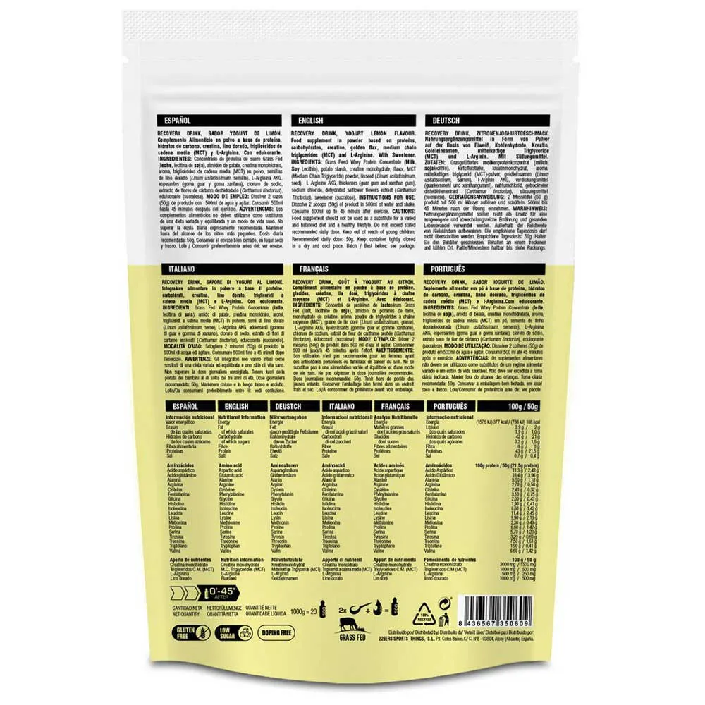 226ERS Wiederherstellung Joghurt&zitrone 1kg, Zitronenjoghurt, 1kg