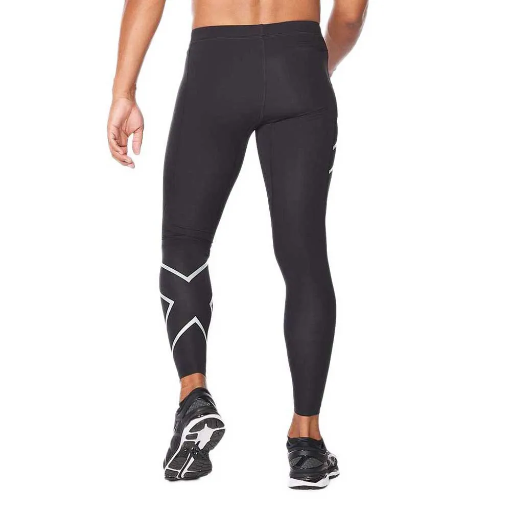 2XU Accelerate 3/4-leggings male, Black / silver, Regular