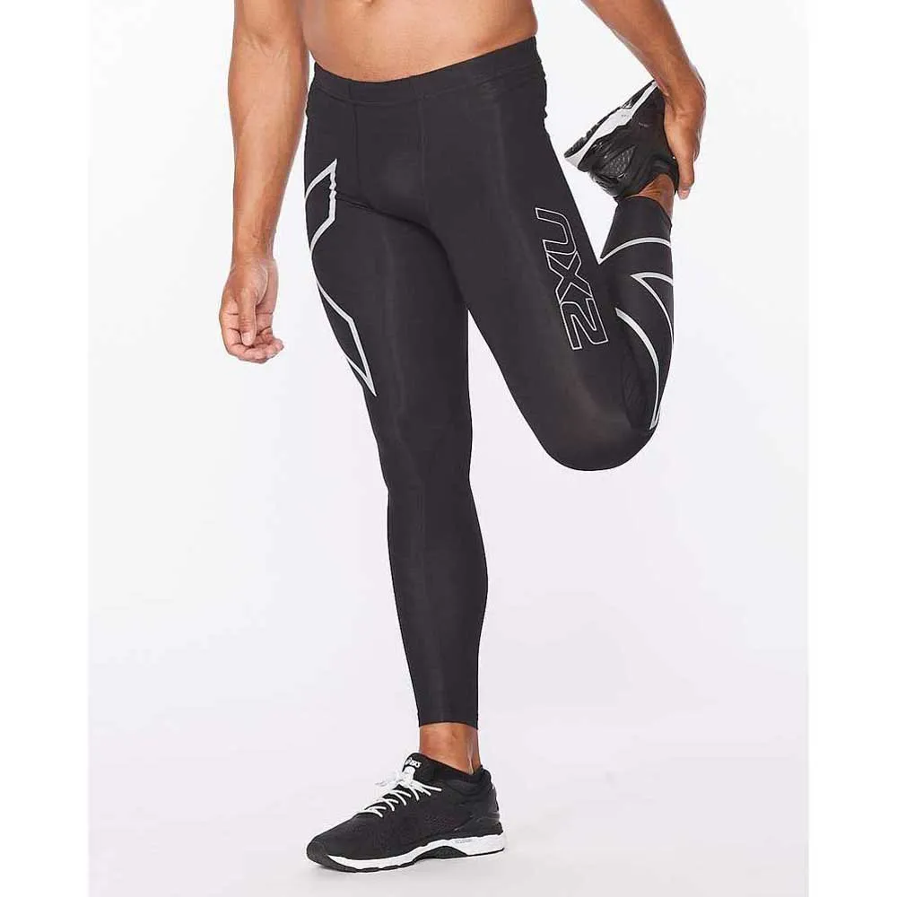 2XU Accelerate 3/4-leggings male, Black / silver, Regular