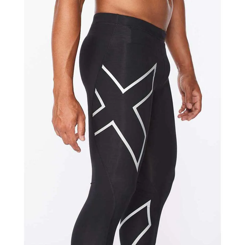 2XU Accelerate 3/4-leggings male, Black / silver, Regular