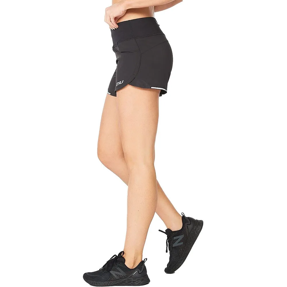 2XU Aero 4 ´´ Kurze Hose female, Black / silver reflective