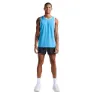 Azure blue / black reflective