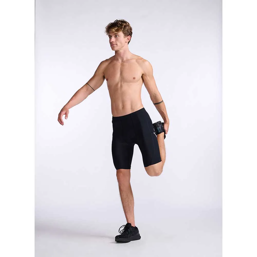 2XU Aero Compression Kurze Leggings male, Black / silver reflective