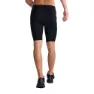2XU Aero Compression Kurze Leggings male, Black / silver reflective