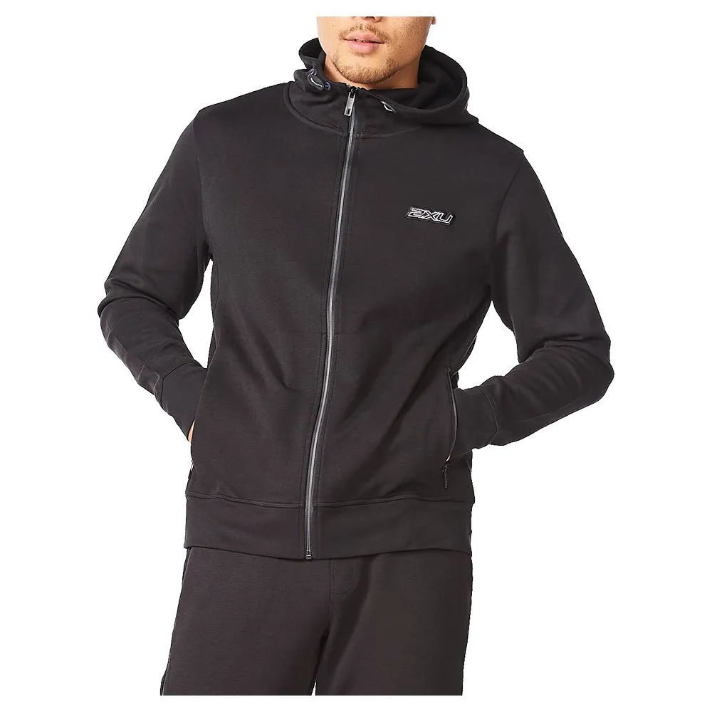 2XU Commute Jacke male, Black / turbulence