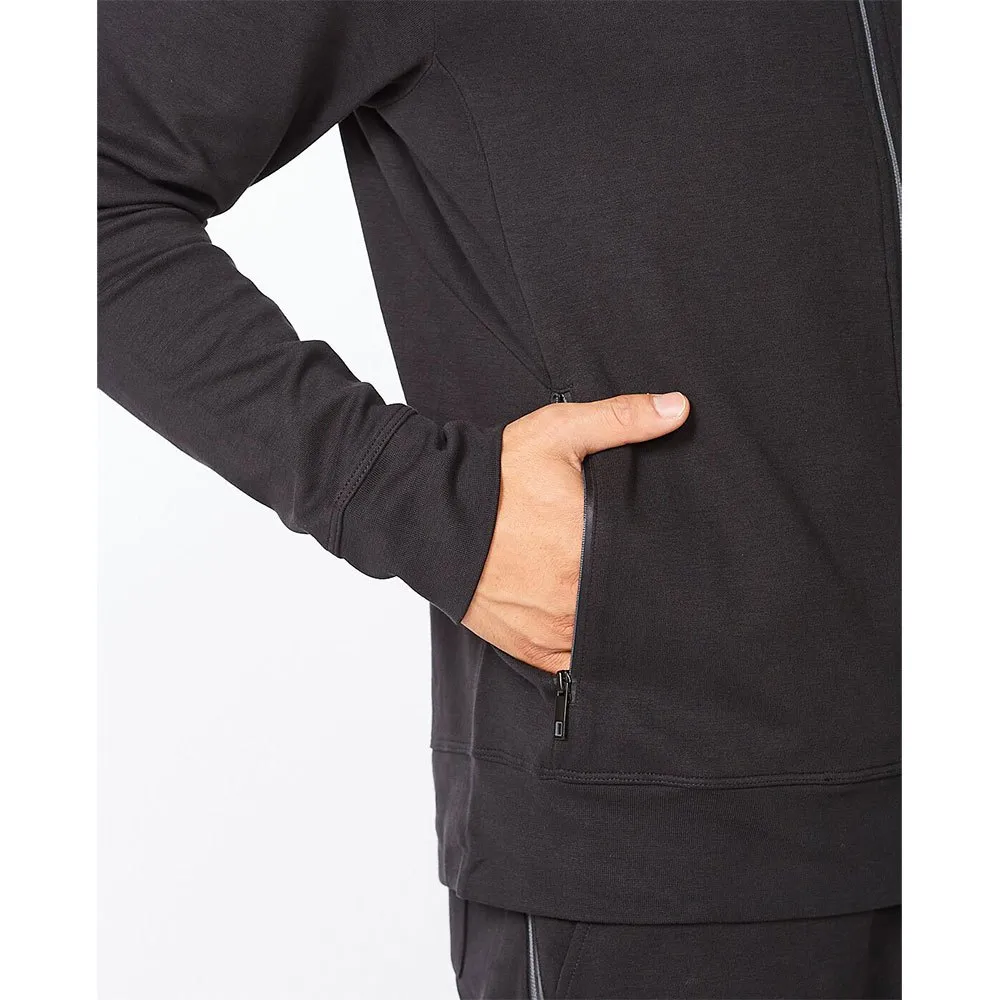 2XU Commute Jacke male, Black / turbulence