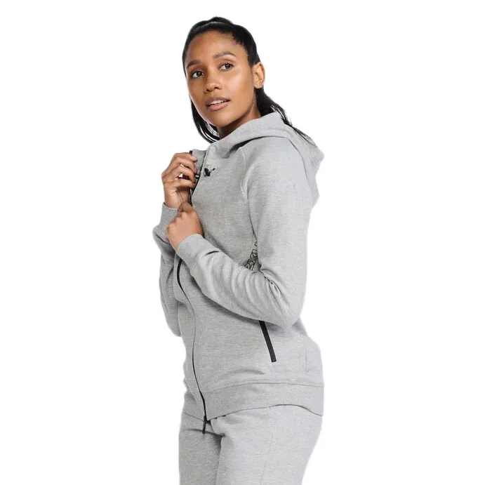 2XU Commute Reißverschlusspullover female, Grey marle / black 2XU Commute Reißverschlusspullover female, Grey marle / black