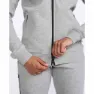 2XU Commute Reißverschlusspullover female, Grey marle / black