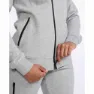 2XU Commute Reißverschlusspullover female, Grey marle / black