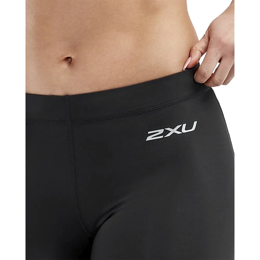 2XU Core Compression Game Day 5´´ Kurze Leggings female, Black / silver