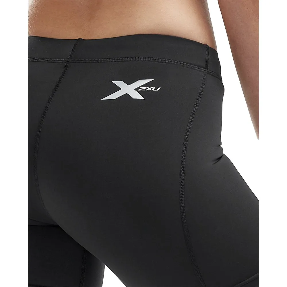 2XU Core Compression Game Day 5´´ Kurze Leggings female, Black / silver