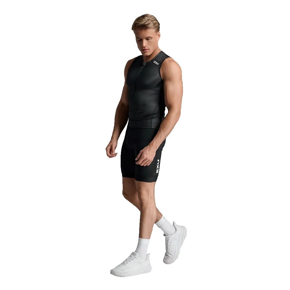 2XU Core Tri ärmelloses T-shirt male, Black / white 2XU Core Tri ärmelloses T-shirt male, Black / white