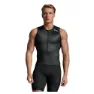 2XU Core Tri ärmelloses T-shirt male, Black / white