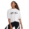 2XU Form Boyfriend Kurzarm-t-shirt female, White / hyper coral