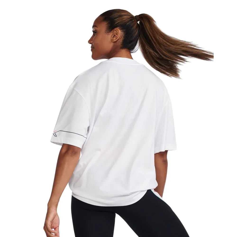 2XU Form Boyfriend Kurzarm-t-shirt female, White / hyper coral 2XU Form Boyfriend Kurzarm-t-shirt female, White / hyper coral