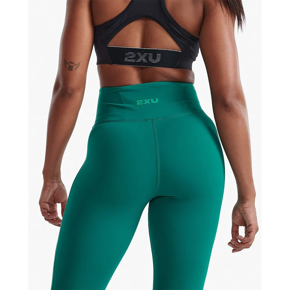 2XU Form High Waist 3/4 Leggings female, Forest green / forest green