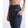 2XU Form Lineup Hi-rise Comp Leggings female, Halftone splice / white