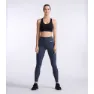 2XU Form Lineup Hi-rise Comp Leggings female, Halftone splice / white