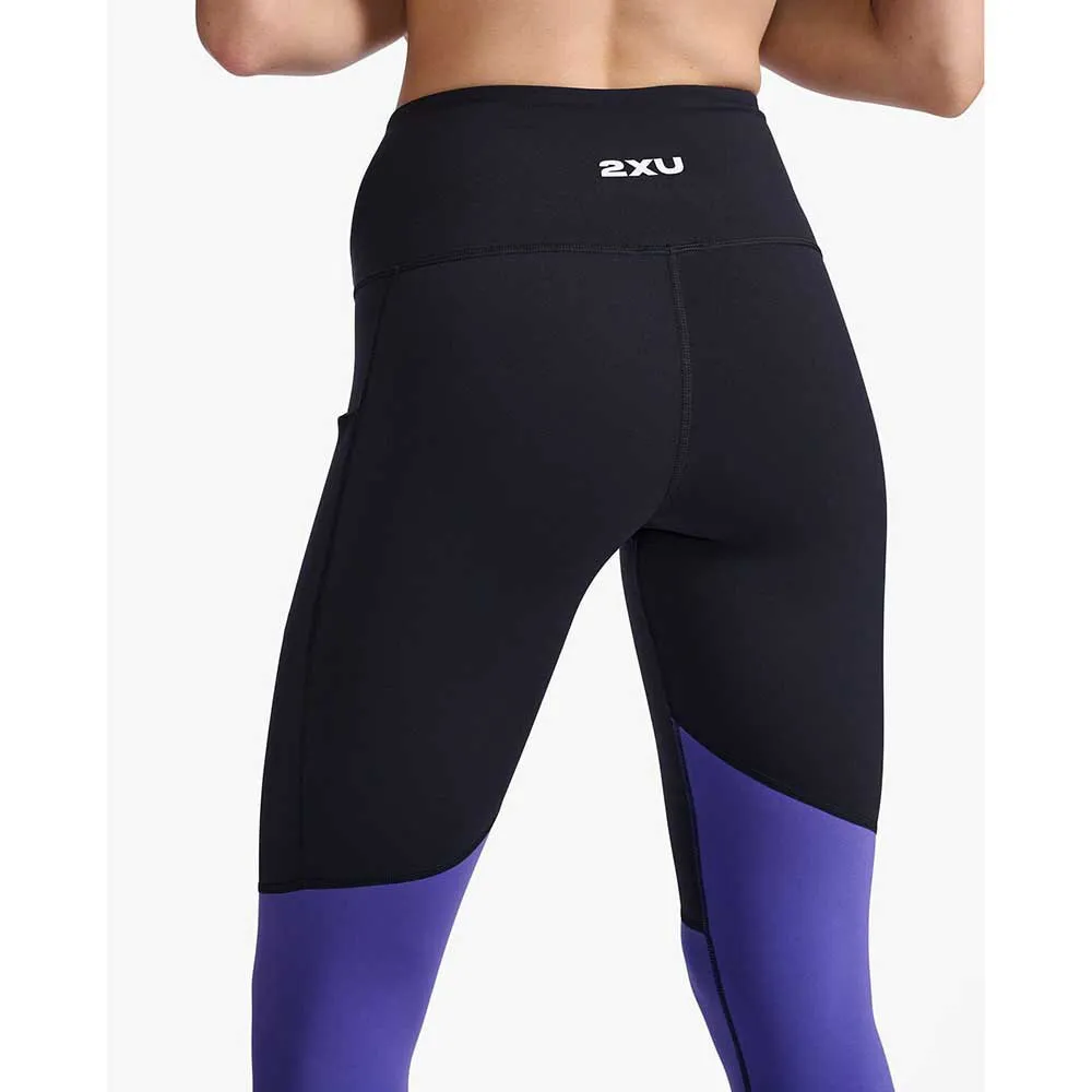 2XU Form Splice Hi-rise Comp Leggings female, Black / liberty