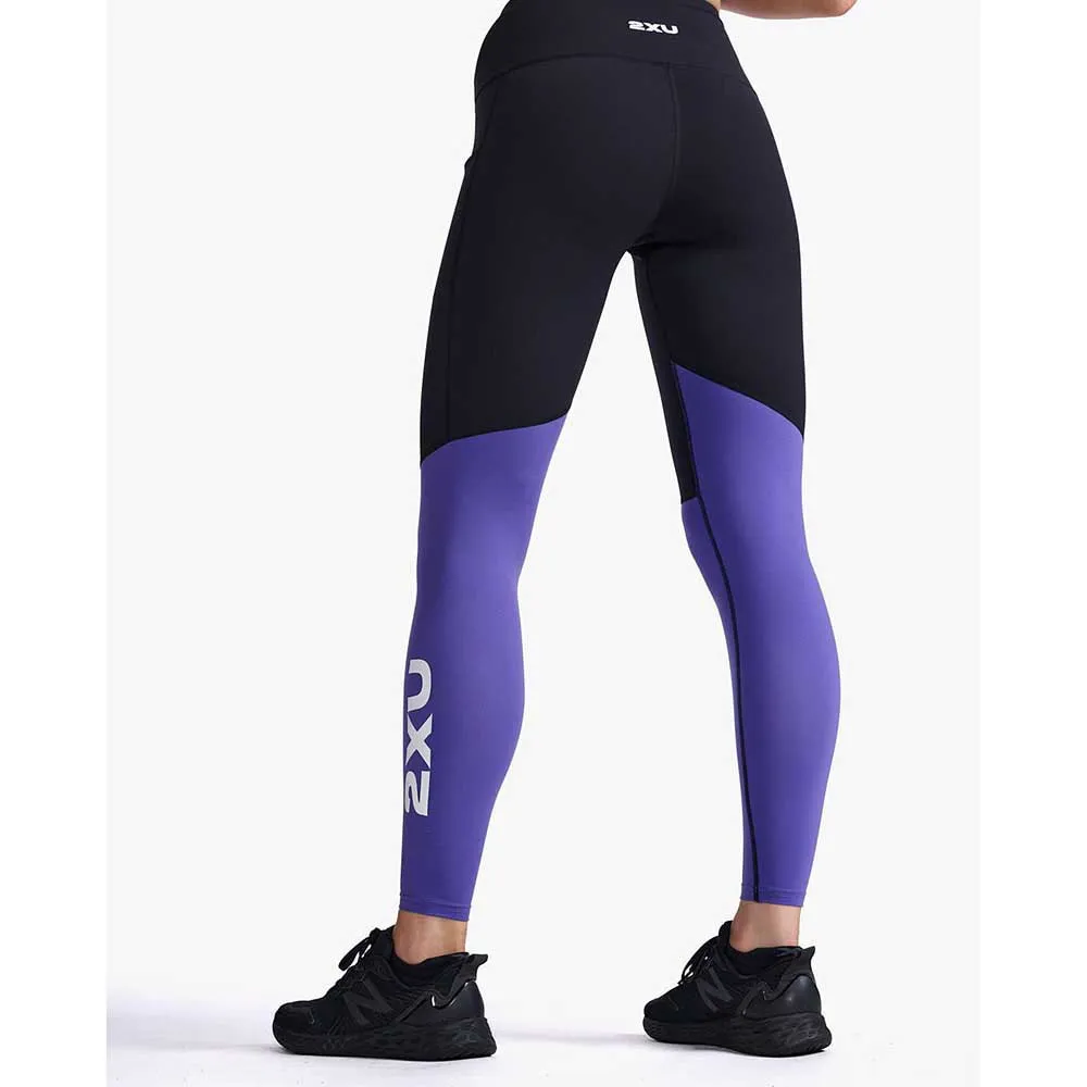 2XU Form Splice Hi-rise Comp Leggings female, Black / liberty
