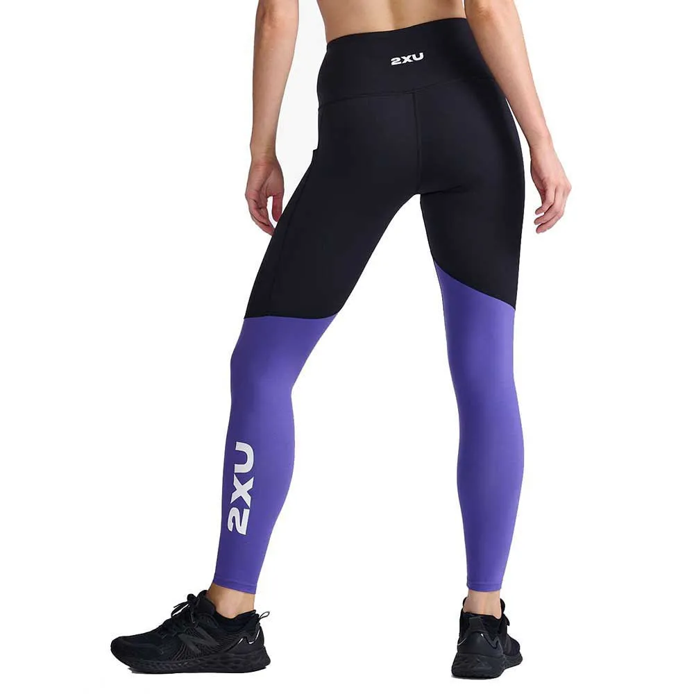 2XU Form Splice Hi-rise Comp Leggings female, Black / liberty