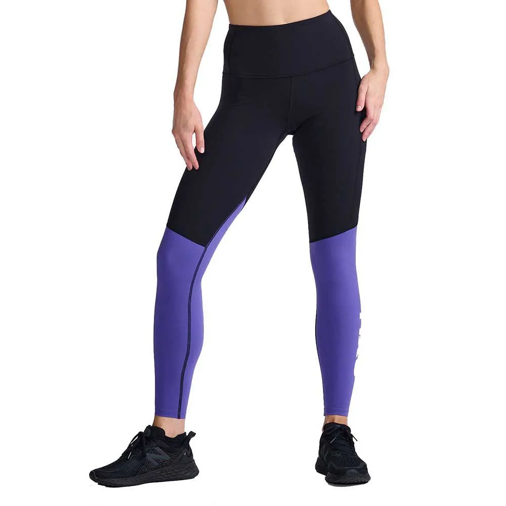 2XU Form Splice Hi-rise Comp Leggings female, Black / liberty