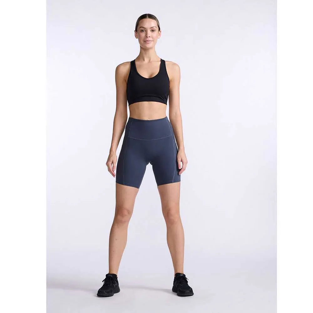 2XU Form Stash Hi-rise Kurze Leggings female, India ink / india ink