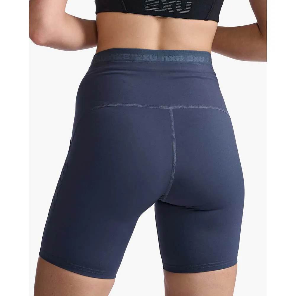 2XU Form Stash Hi-rise Kurze Leggings female, India ink / india ink