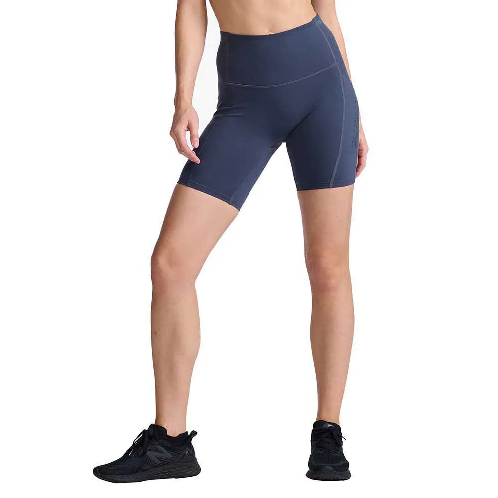 2XU Form Stash Hi-rise Kurze Leggings female, India ink / india ink