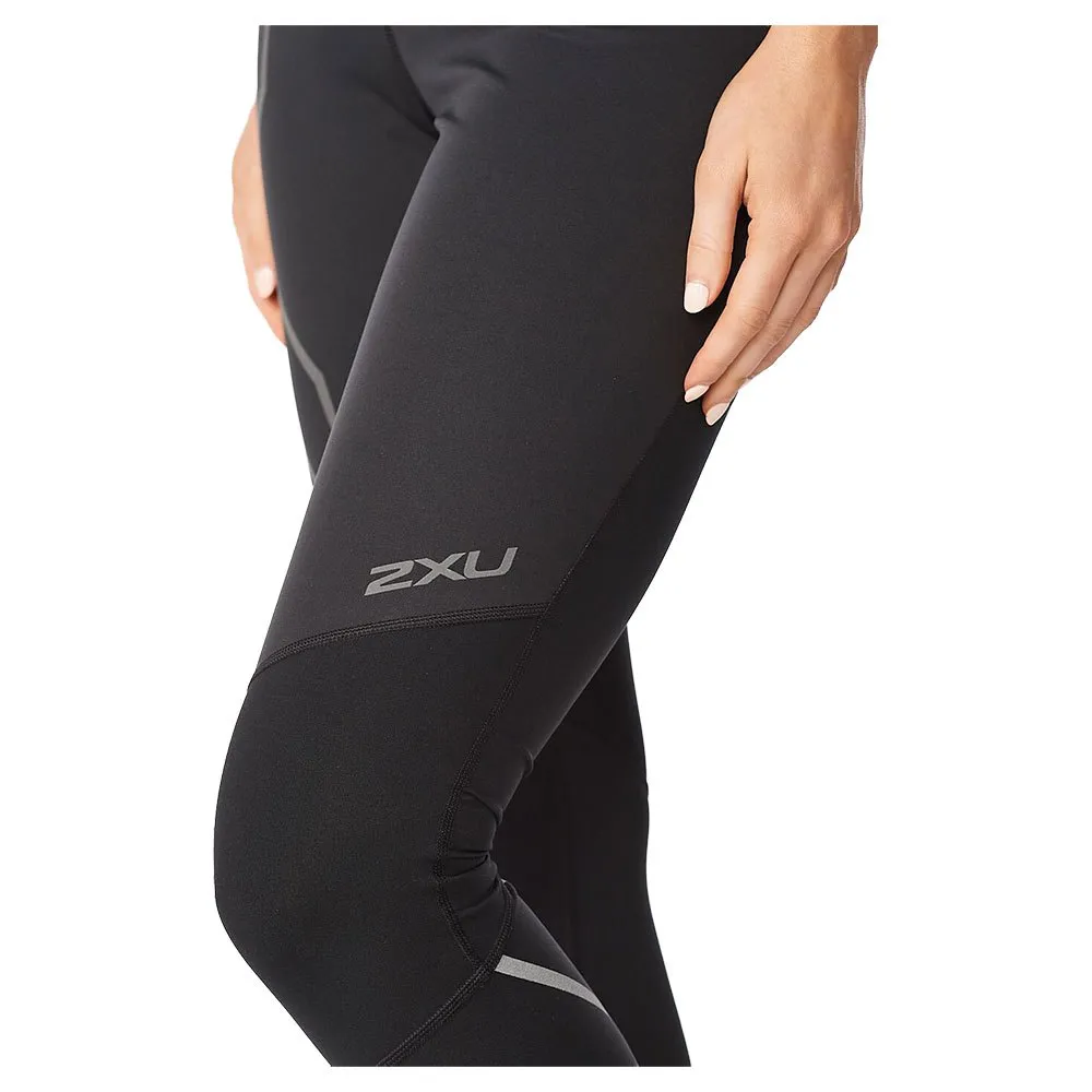 2XU Ignition Shield Compression Leggings, Black / black reflective, Regular 2XU Ignition Shield Compression Leggings, Black / black reflective, Regular