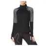 2XU Light Speed Halbreißverschluss-sweatshirt female, Black / silver reflective
