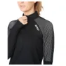 2XU Light Speed Halbreißverschluss-sweatshirt female, Black / silver reflective
