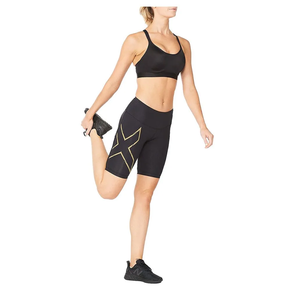 2XU Light Speed Mid Rise Kurze Leggings 2XU Light Speed Mid Rise Kurze Leggings