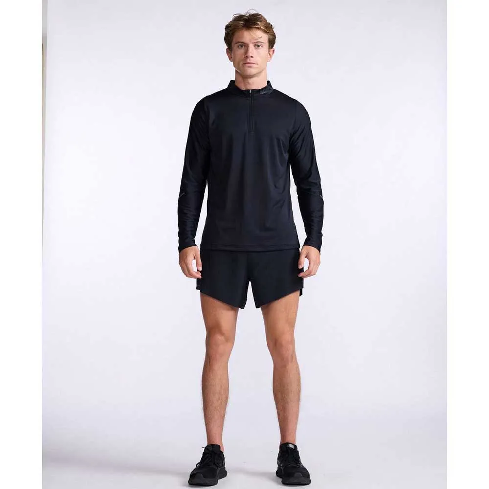 2XU Light Speed Tech Halbreißverschluss-langarm-t-shirt male