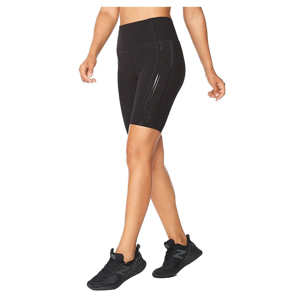 2XU Lineup High Rise Bike Kurze Leggings female
