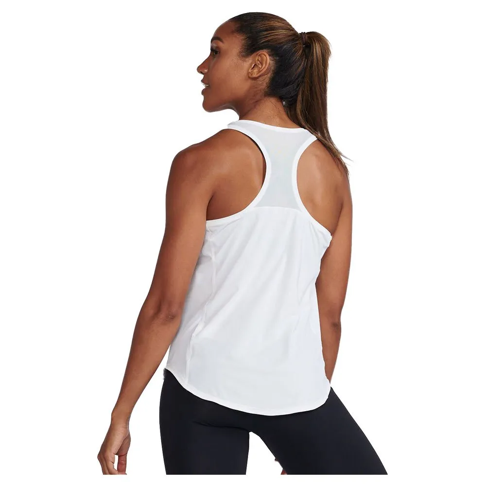 2XU Motion Mesh ärmelloses T-shirt female, White / harbor mist 2XU Motion Mesh ärmelloses T-shirt female, White / harbor mist