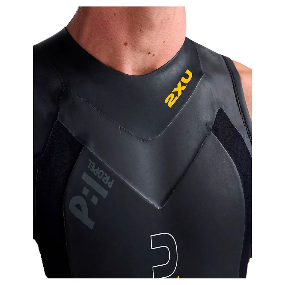 2XU Mw4992c Propel 1 ärmelloser Triathlonanzug, Black / ambition, XS 2XU Mw4992c Propel 1 ärmelloser Triathlonanzug, Black / ambition, XS