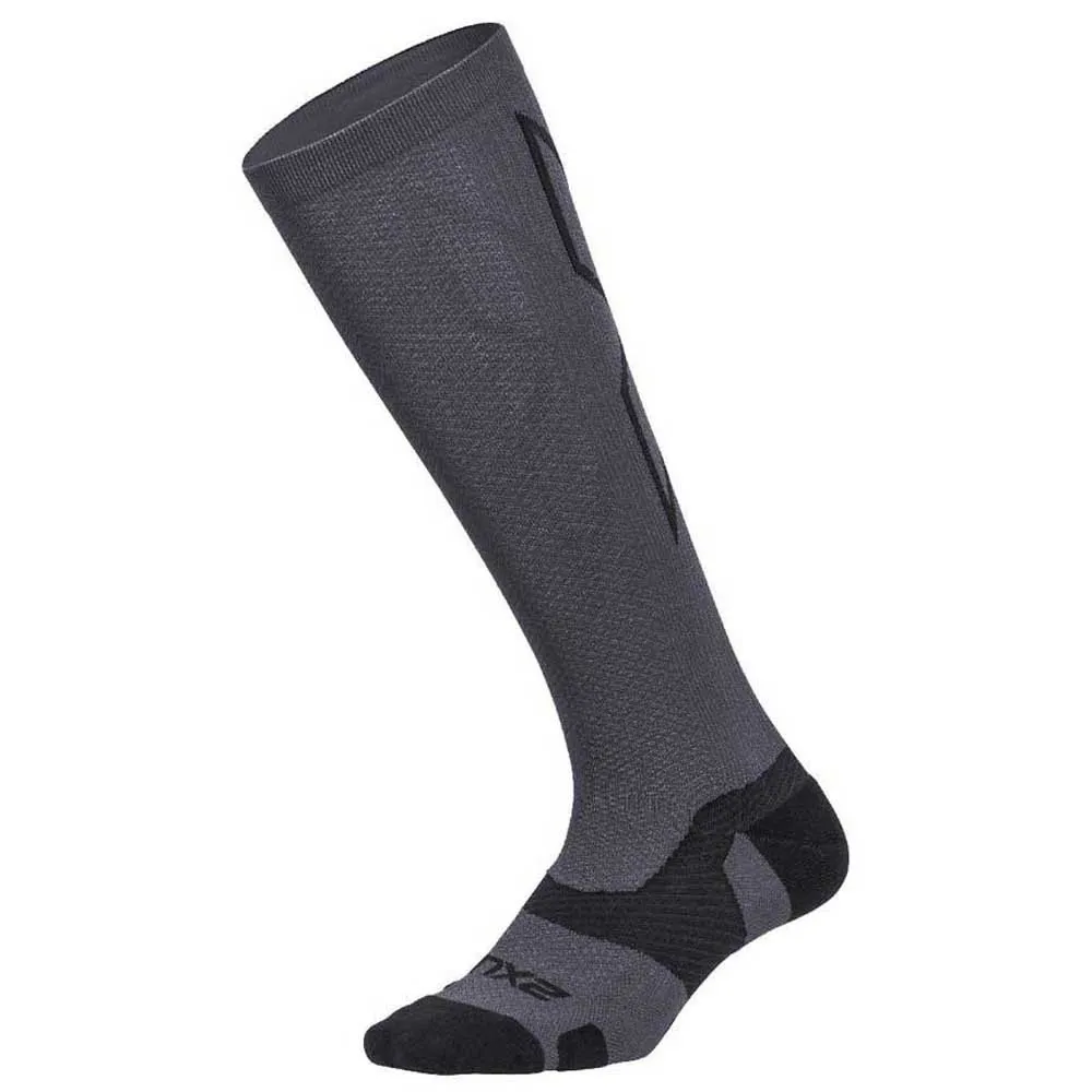 2XU Vectr Light Cushion 43- Lange Socken 50 Cm male, Titanium / black 2XU Vectr Light Cushion 43- Lange Socken 50 Cm male, Titanium / black