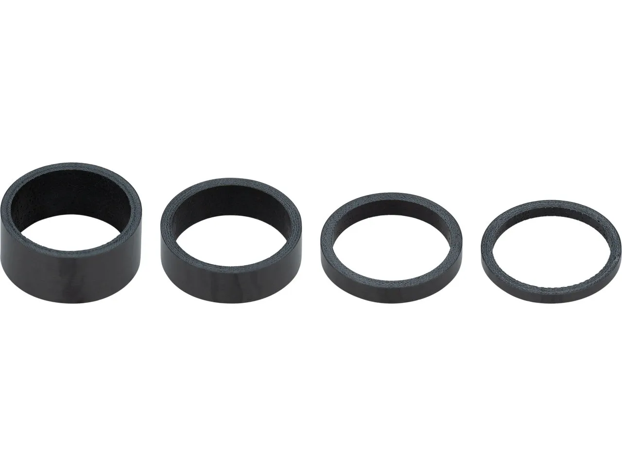 3min19sec Headset Spacer-Kit Carbon, Schwarz, one_size 3min19sec Headset Spacer-Kit Carbon, Schwarz, one_size