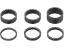 3min19sec Headset Spacer-Kit Carbon, Schwarz, one_size