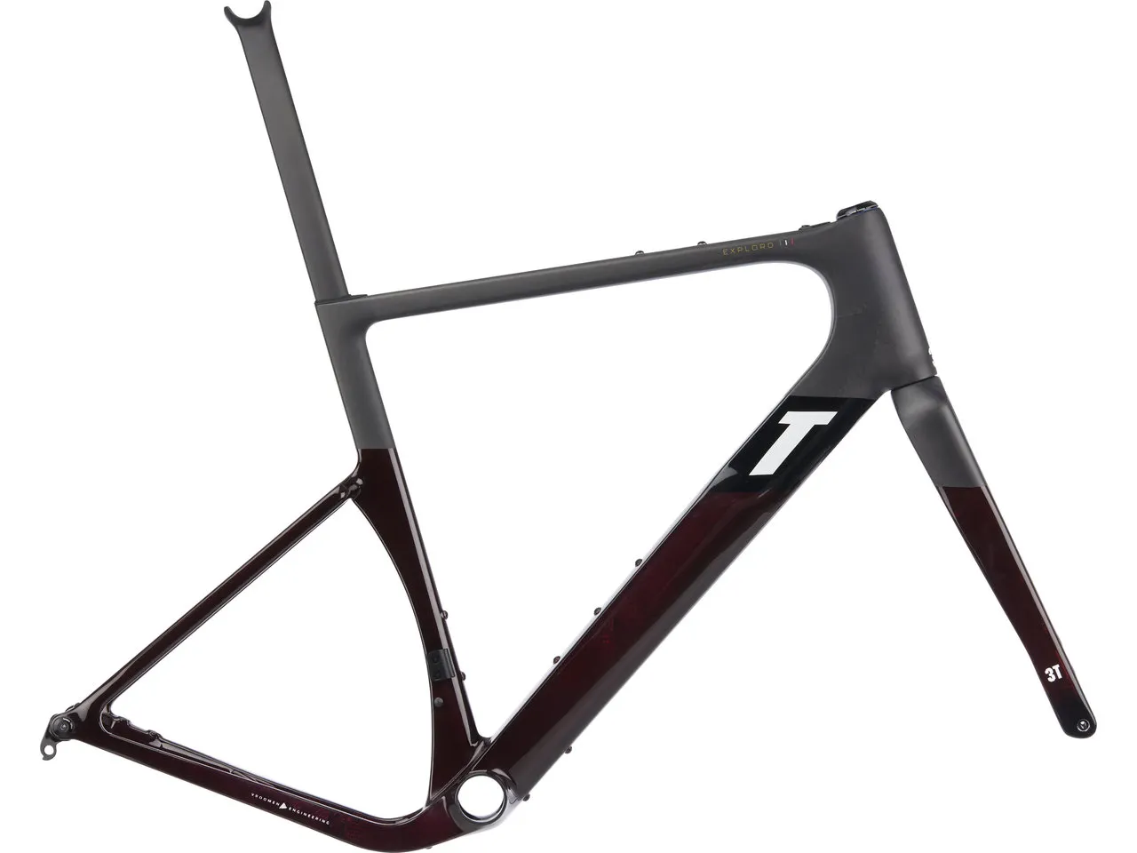 3T Exploro RaceMax ITALIA Carbon Rahmenkit 3T Exploro RaceMax ITALIA Carbon Rahmenkit