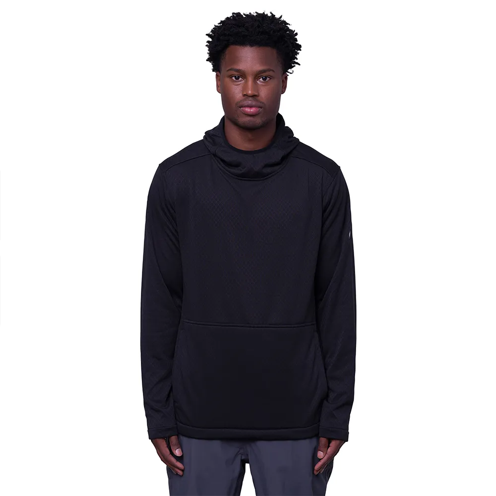 686 Mission Grid Kapuzenfleece, Black