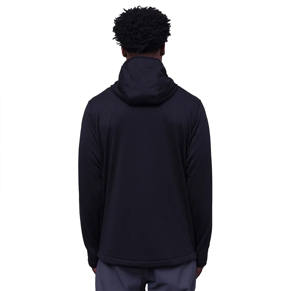 686 Mission Grid Kapuzenfleece, Black