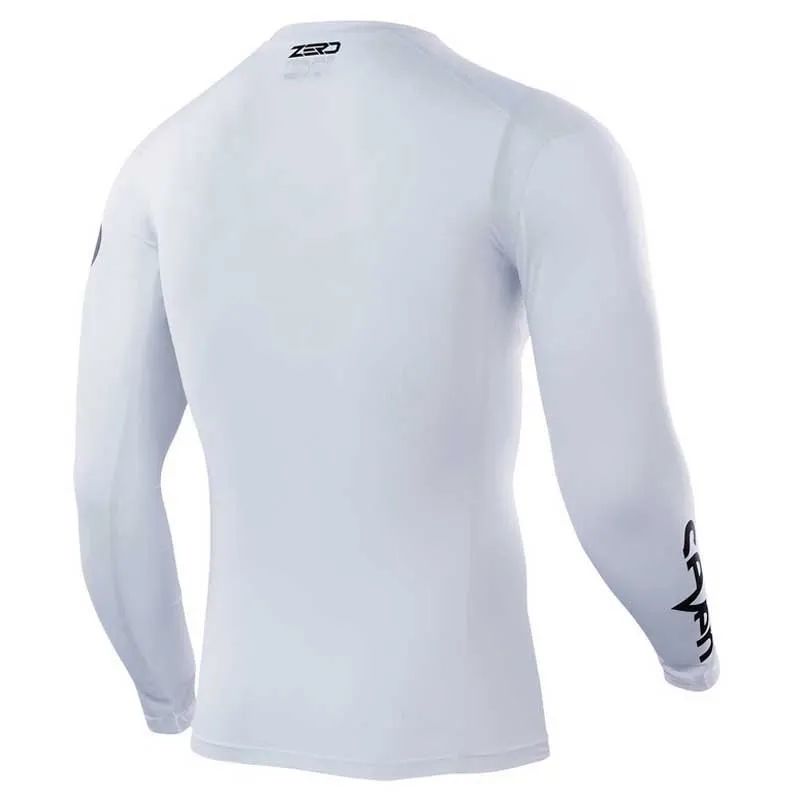 7Seven Zero Langarm-baselayer, White, M